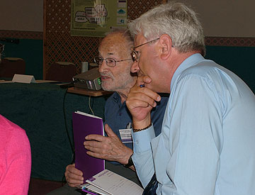 Prof Lewis Elton and Ian Whyte